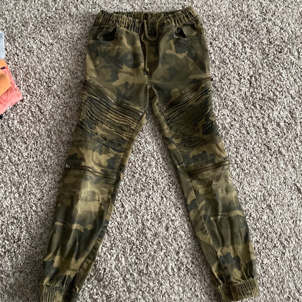 Boys military jeans pants